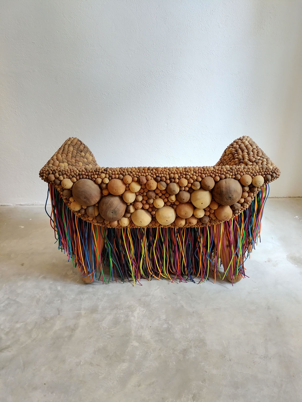 Thumbnail: Yunior Marino Wood: Pine, Macuil, Parota, Palm, Oak and PVC cord Furniture