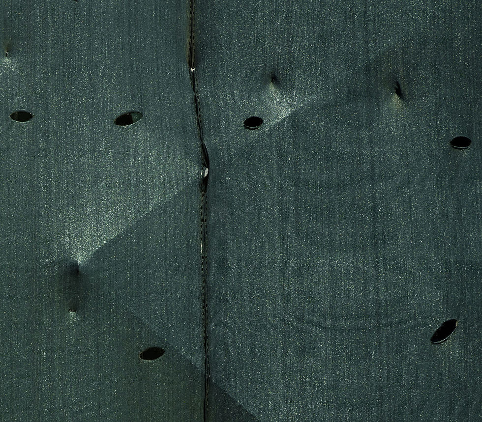 architectural geometric green photography canvas print Eduardo Rezende Lavori in corso