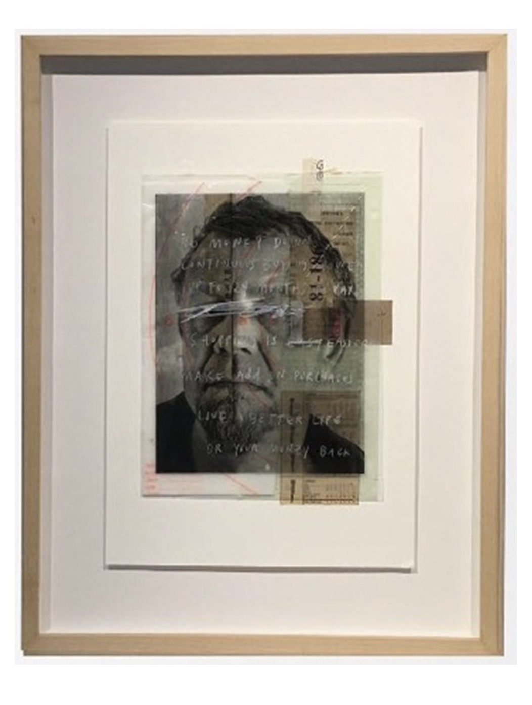 A Better Life or Your Money Back, 2014 Roberto Fonfria mix media  abstract  contemporary