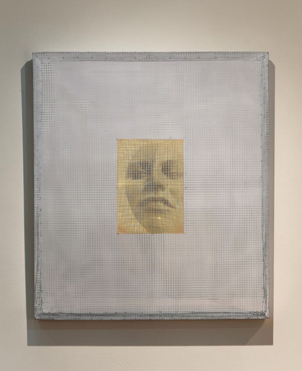 Thumbnail: Intimate, 2006 Sara Modiano sculpture portrait abstract metal still life