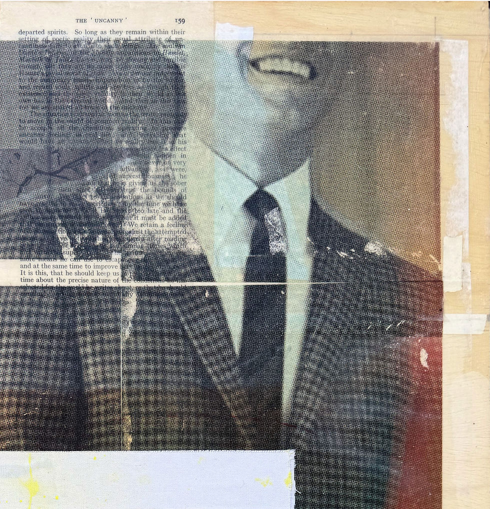 Thumbnail: Clockwise blood flow cycle, 2026.  Mixed media on MDF hardboard panel, perforated.