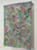 37, 2026 From Derivas sobre fondo series (Drift on the background series) Acrylic and spray paint on canvas