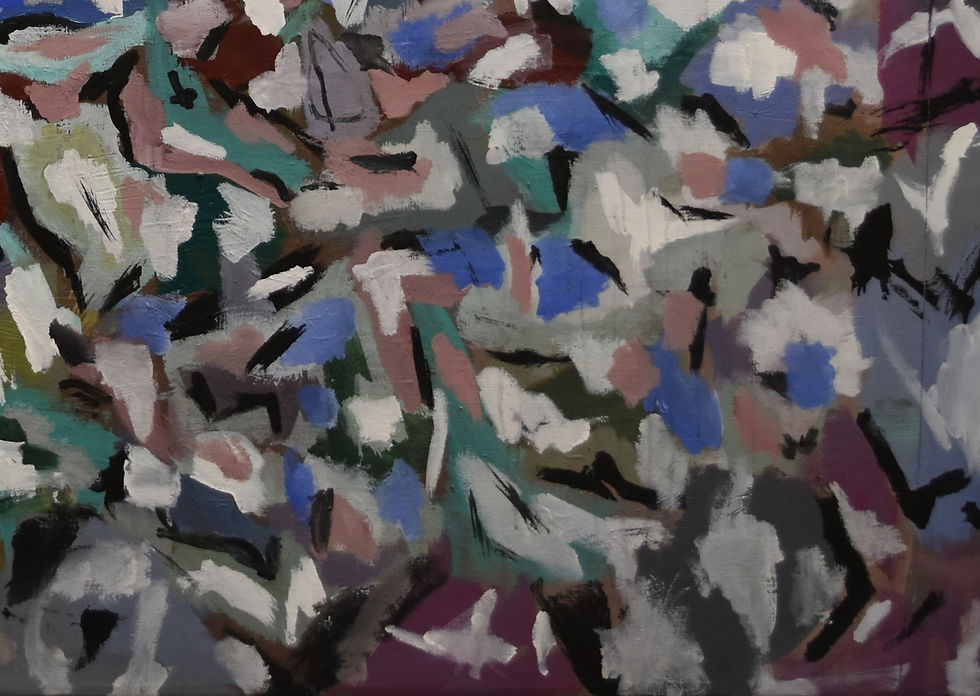 Thumbnail: Polyculture 1, 2018  From Polyculture Series  Acrylic on canvas