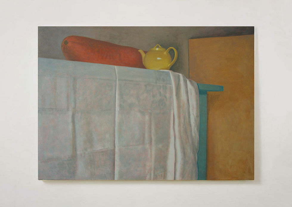 Thumbnail: Bananekürbis, 2009  From The Paintings Series  Oil on canvas