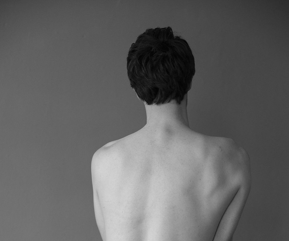 Estudio de cuerpo1, 2025 From the series Leather and Skin. Archival Pigment print Limited Edition.