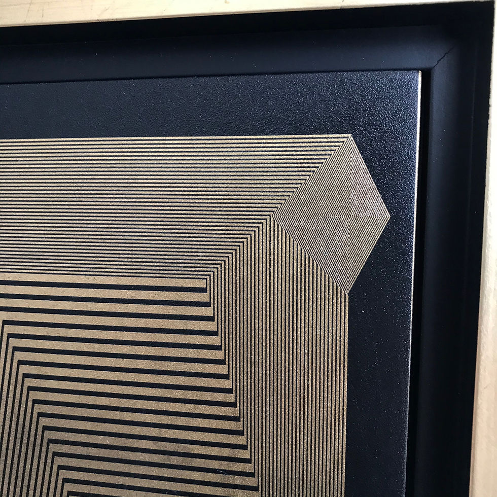 Thumbnail: Untitled 19, 2019 Francisco Larios Painting Abstract gold contemporary
