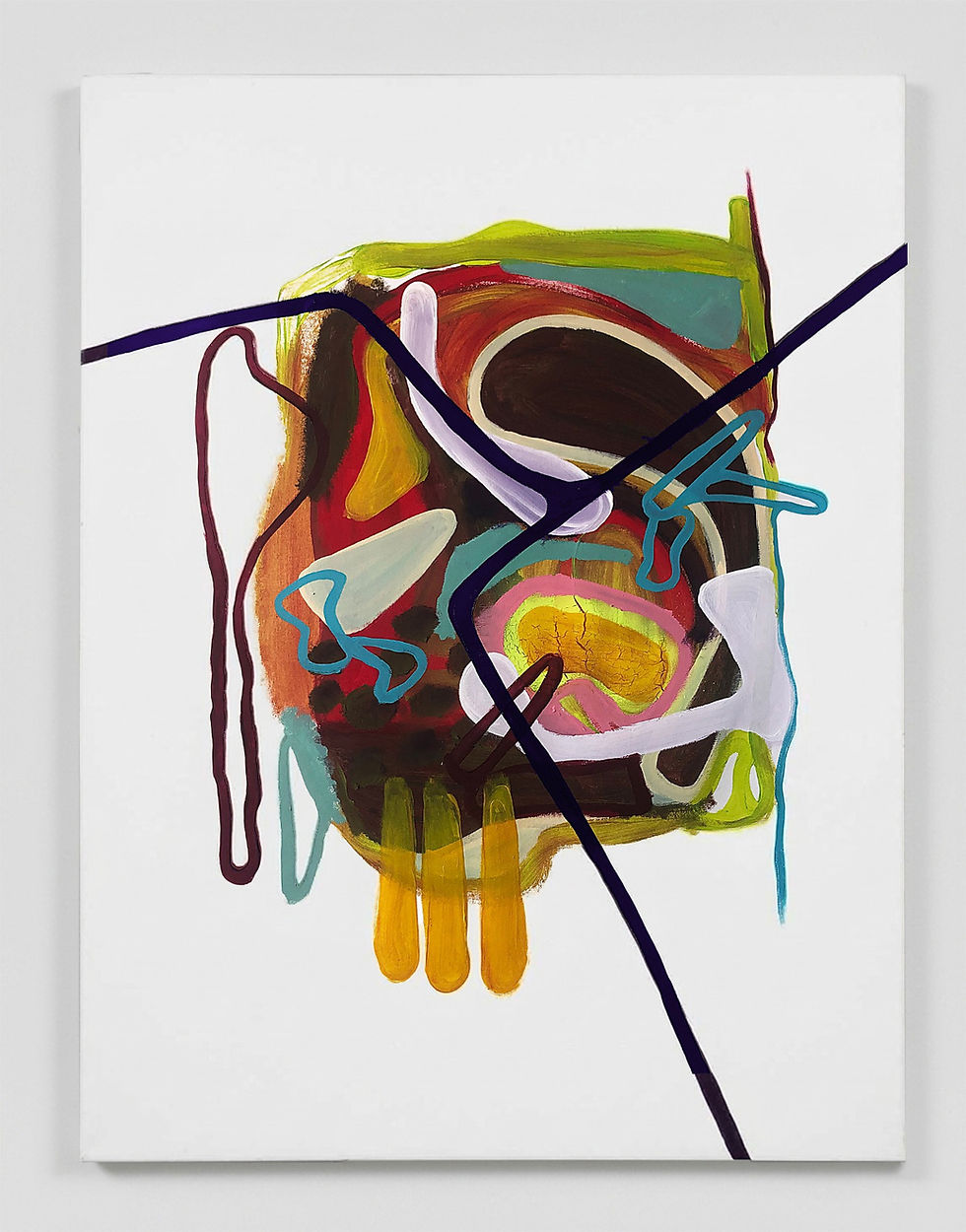 Alec Franco microorganisms microscopic systems colors_Abstract Painting_Biology