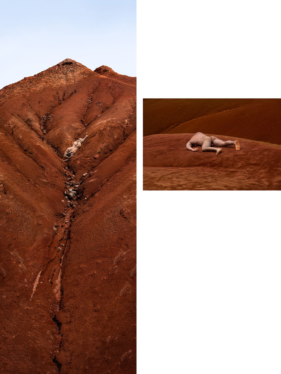 Engulfment Javier Rey photography contemporary color landscape nude