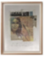 Fear of Getting Caught, 2017 (Framed) Roberto Fonfria mix media abstract contemporary