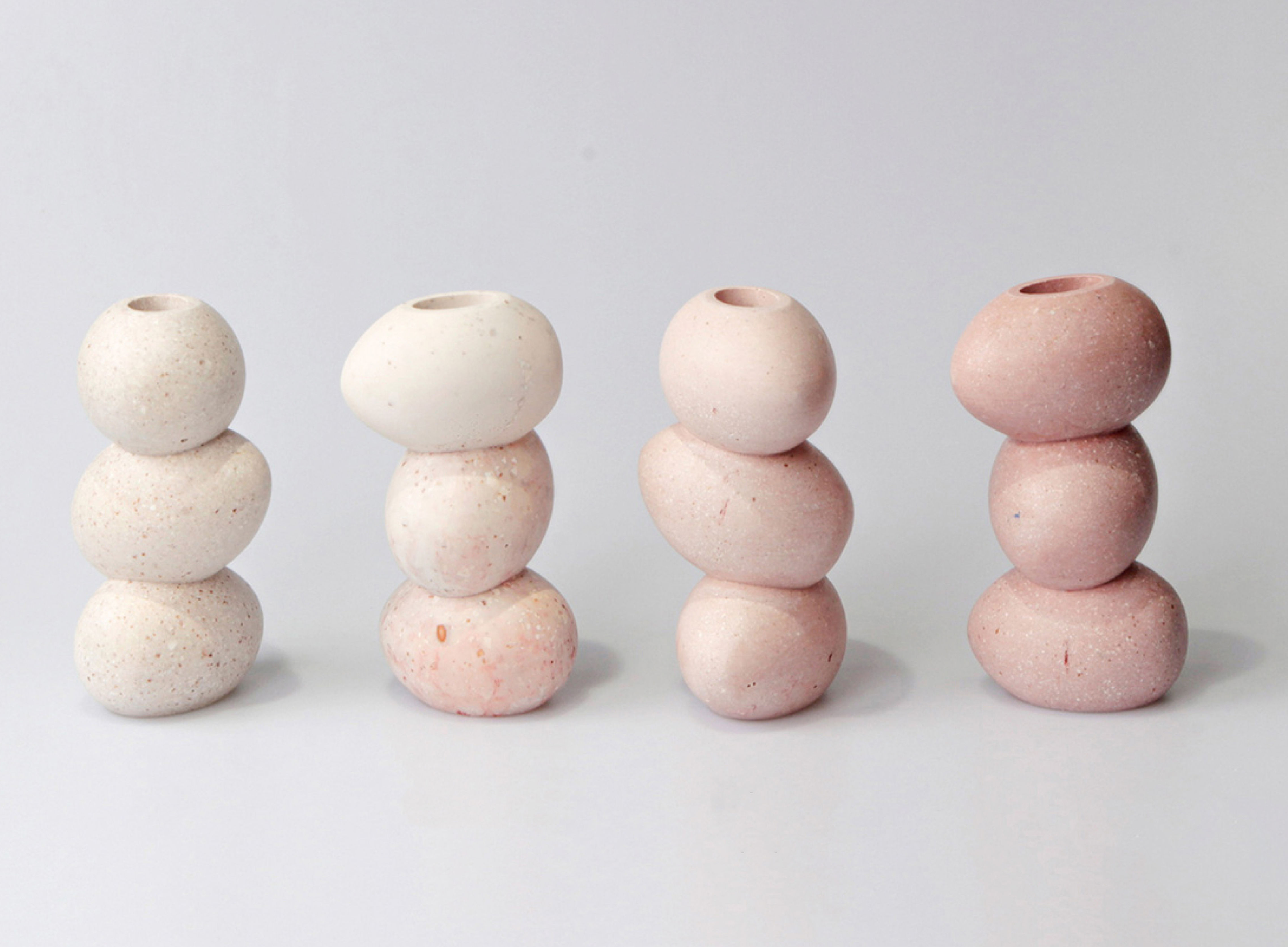 Set of 4 Eggshell Vases, 2023. Design