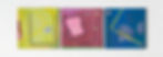 Derivas sobre fondo I, II and III, 2025 From Derivas sobre fondo series (Drift on the background series) Mixed media (acryl