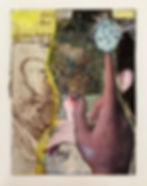 Eternal Recurrence #13, Photo Collage 2015 Natasha Zupan mix media color abstract contemporary