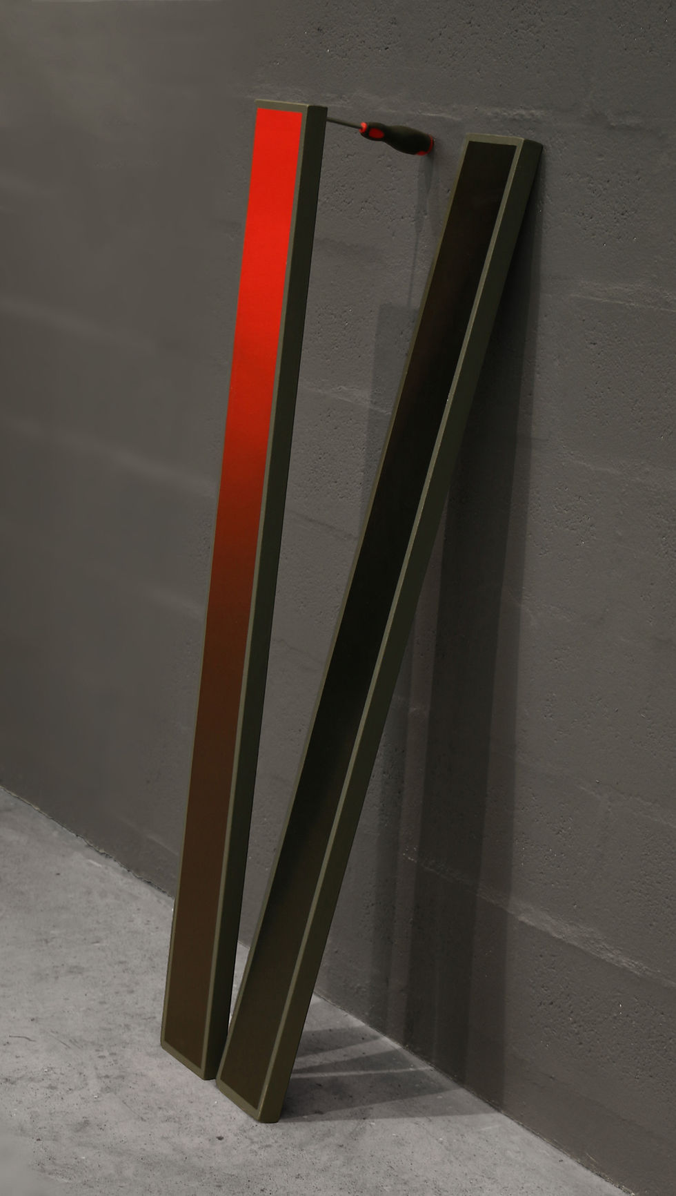 Jose Ricardo Contreras. Sculptures Painting abstract contemporary Acrylic on canvas and wood with screwdriver