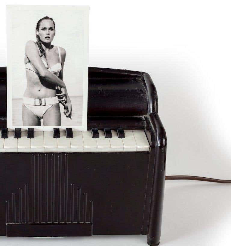 Thumbnail: 'Piano Ursula'_from the Castelloland series_Small Color Photograph_2015_Paloma Castello  portrait figurative hollywood