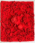 Eternal Recurrence #22, Painting Mixed media on wood (silk fabric, oil)