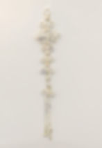 WKND Lab Tying wishes wall sculpture textile art Cotton rope, brass  Abstract Art