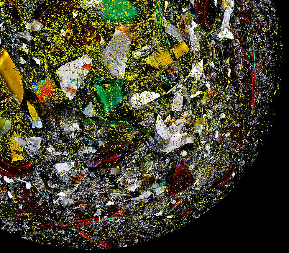 Thumbnail: Vibrant yellow, orange and colored glass pieces forming energetic planetary sphere symbolizing hope and enthusiasm