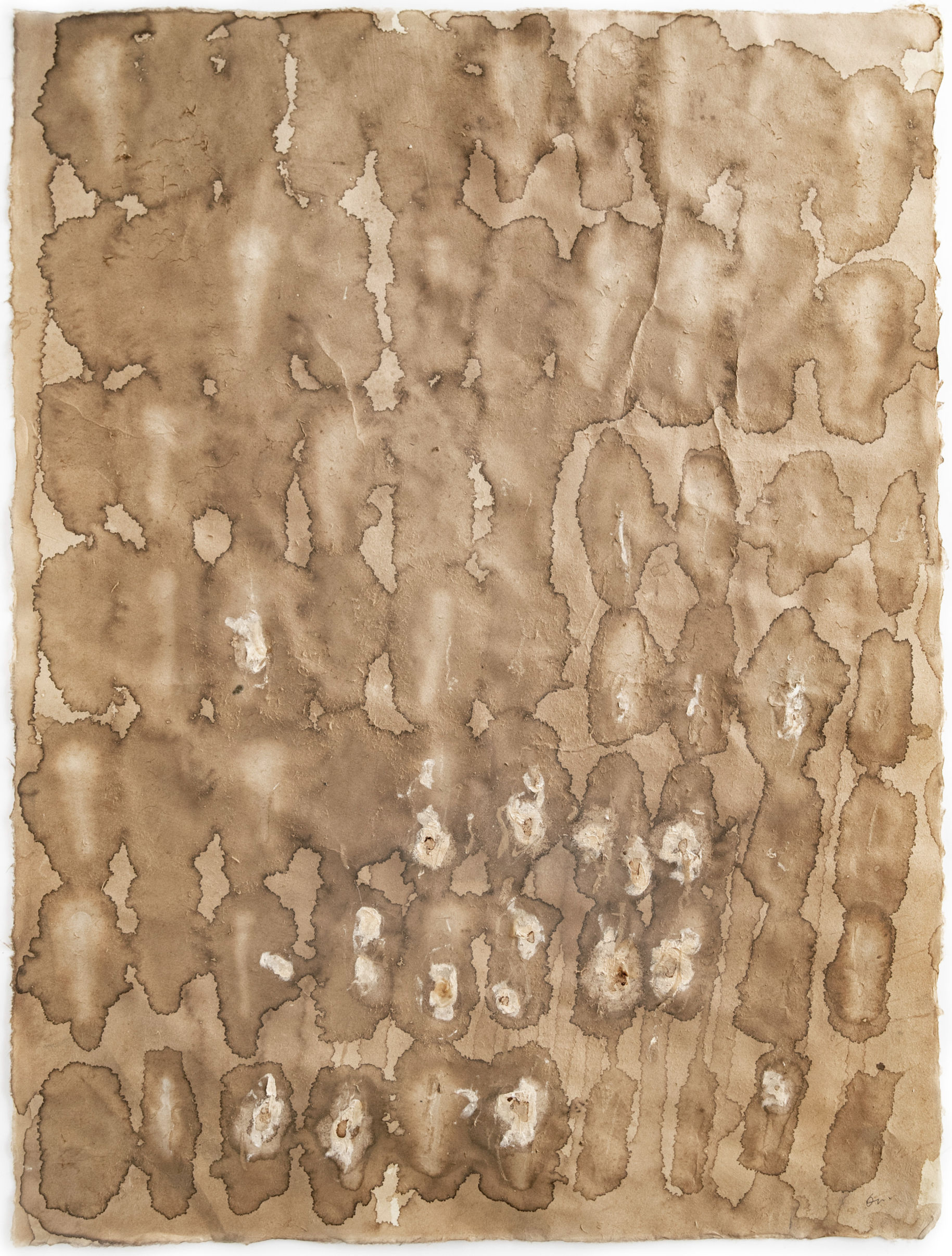 Abstract works on paper On Hansen Oil wax, acrylic, graphite, organic ink, and crayon on Awagami paper contemporary art