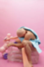 Jose Sierra Photography Color portrait contemporary figurative nudes toy