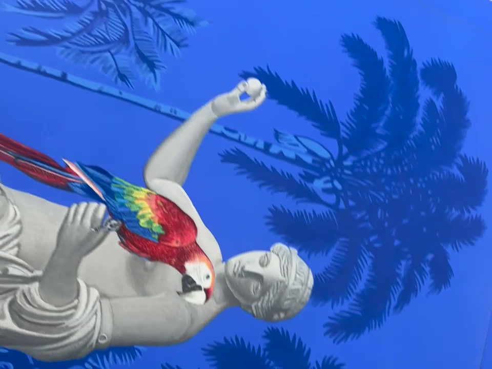 Thumbnail: Paloma Castello Paintings figuratuve nature mythology Acrylic on canvas Contemporary art