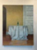 Green Bottle, 2019 From The Paintings Series Oil on canvas Chris Terry