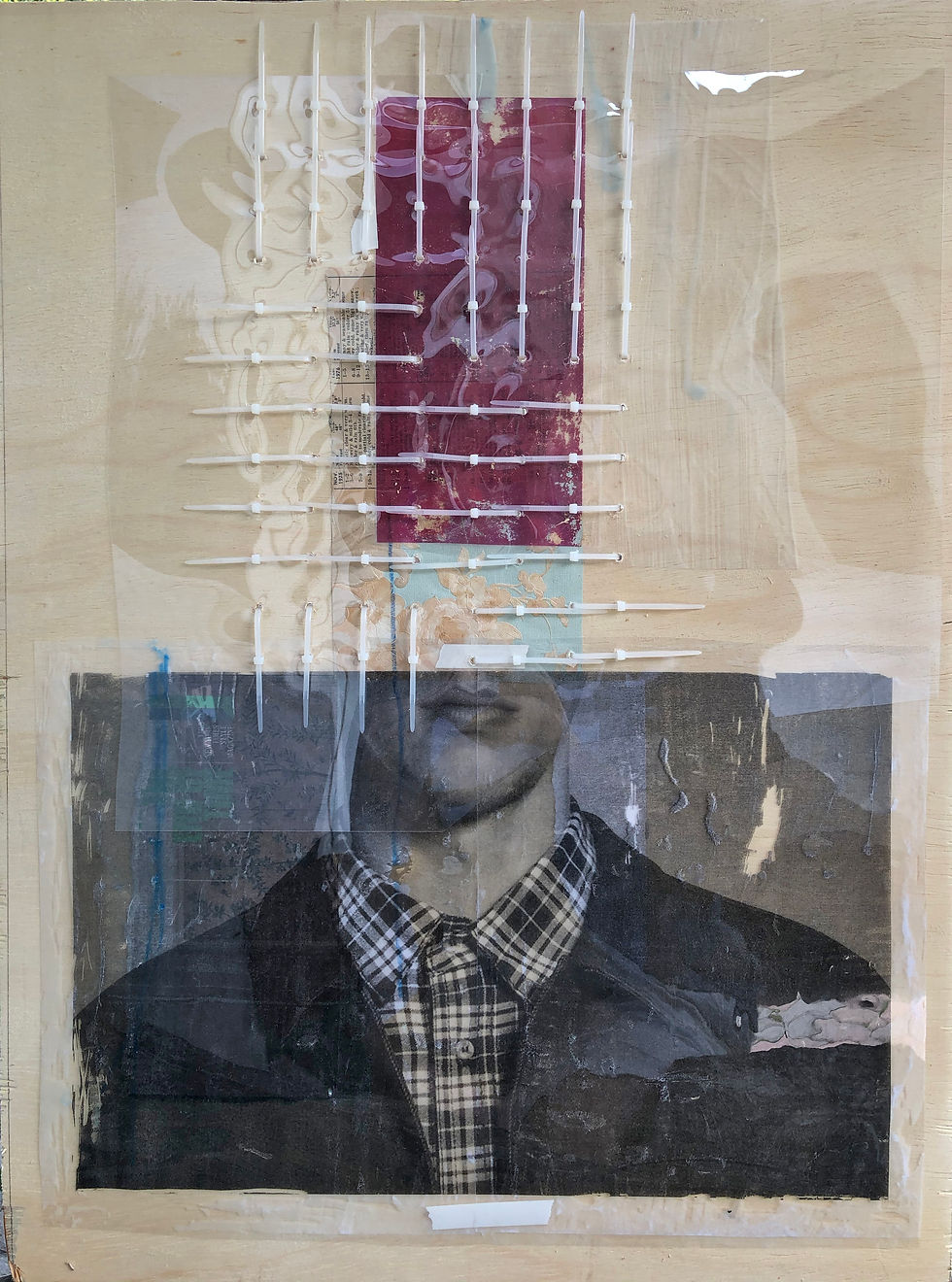 Thumbnail: Untitled, 2020 Roberto Fonfria mix media  abstract  contemporary