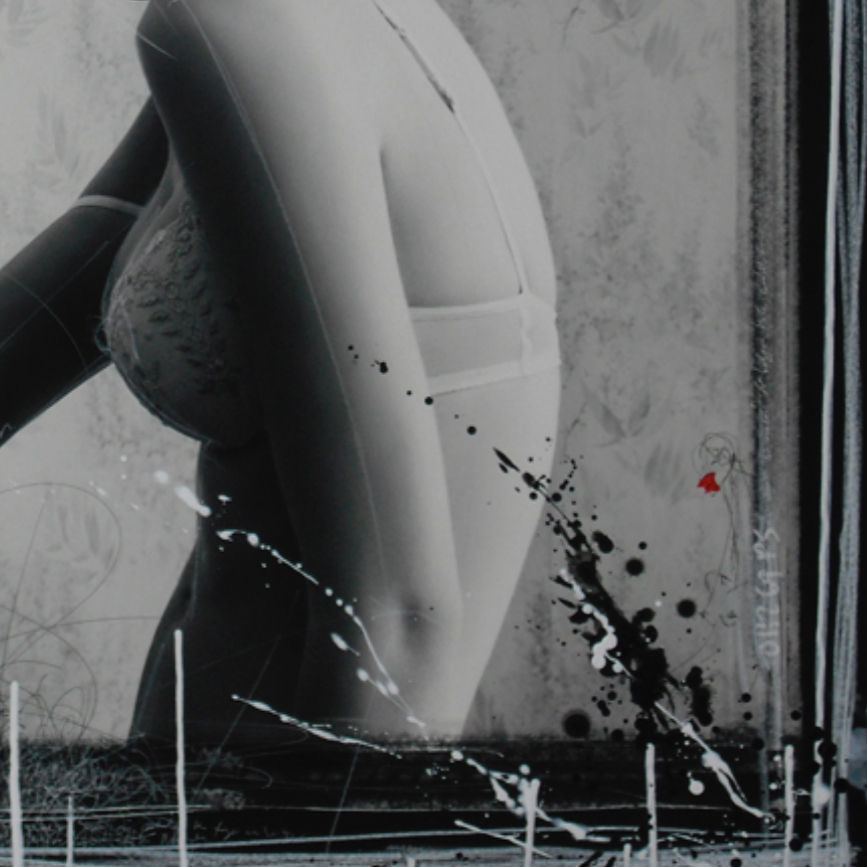 Thumbnail: Photography Figurative Nude B&W Efren Isaza contemporary moodel fashion