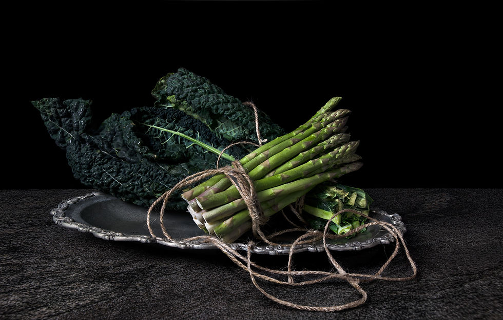 Esparragos. From the bodegones series, Dora Franco, Still life, color Photography, contemporary art