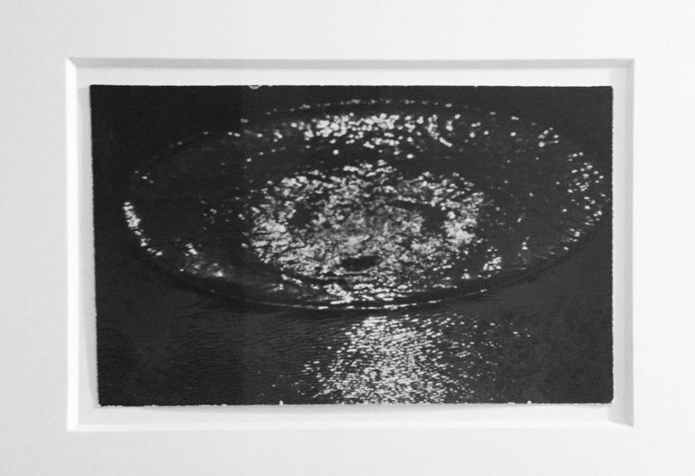 Thumbnail: Micro-view of the organic silver reflections and rich paper surface of the framed archival pigment print by Leo Matiz.