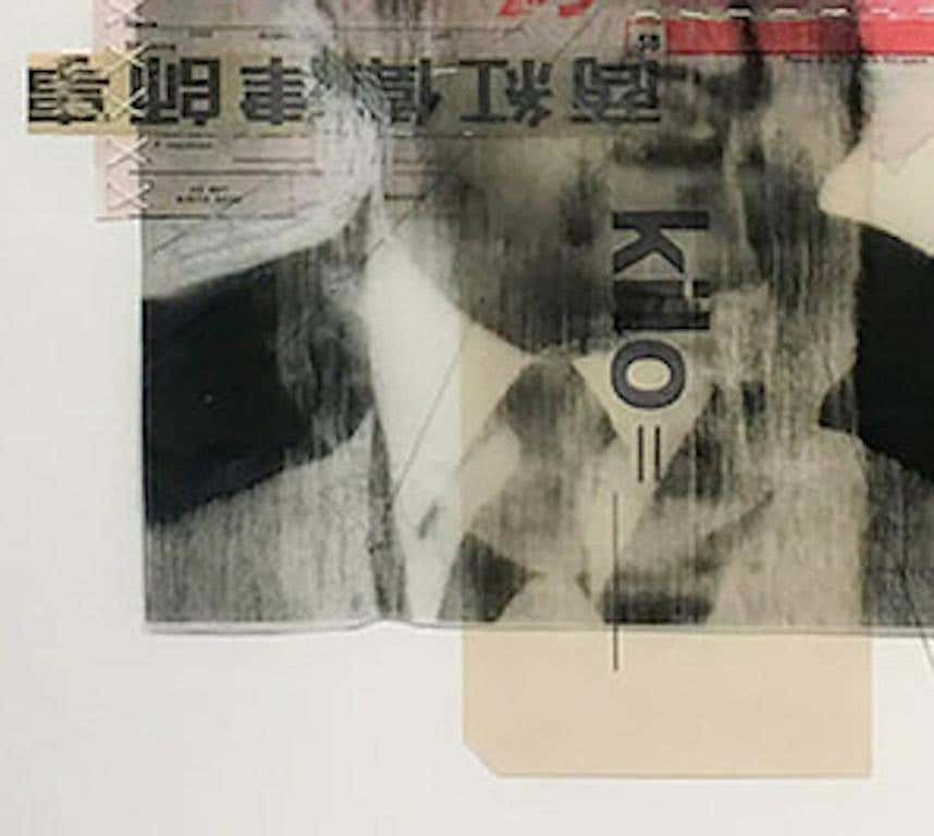 Thumbnail: He Always Fancied Himself as a Ladies Man, 2014 (Framed) Roberto Fonfria mix media  abstract  contemporary