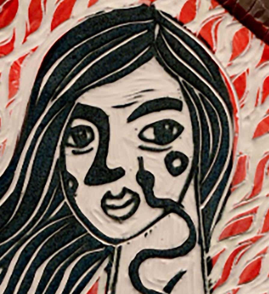 Thumbnail: Porcelain Wall Sculptures Alex Hodge, figurative portrait faces, women, plate contemporary
