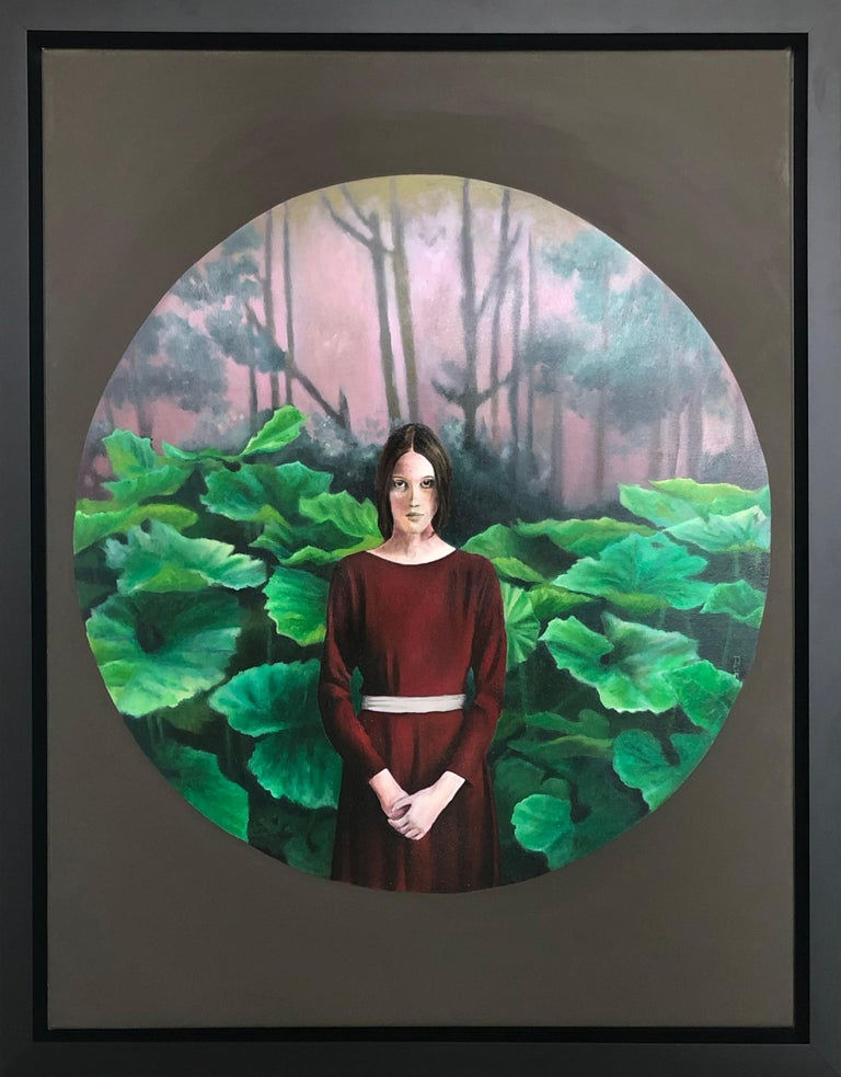 Thumbnail: El Bosque De Los Mitos_Oil and acrylic on canvas_2019_Daniel Casique painting