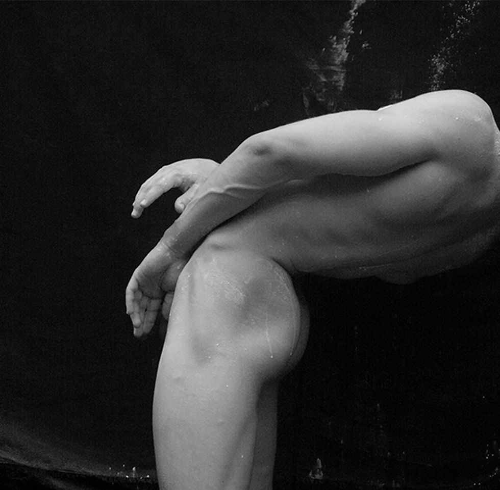 Ricky Cohete Black and white photography male figurative nude performance