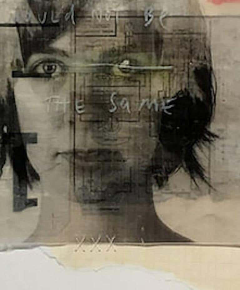 Thumbnail: She Knew She Would Not Be The Same, 2014 (Framed)  Roberto Fonfria mix media  abstract  contemporary