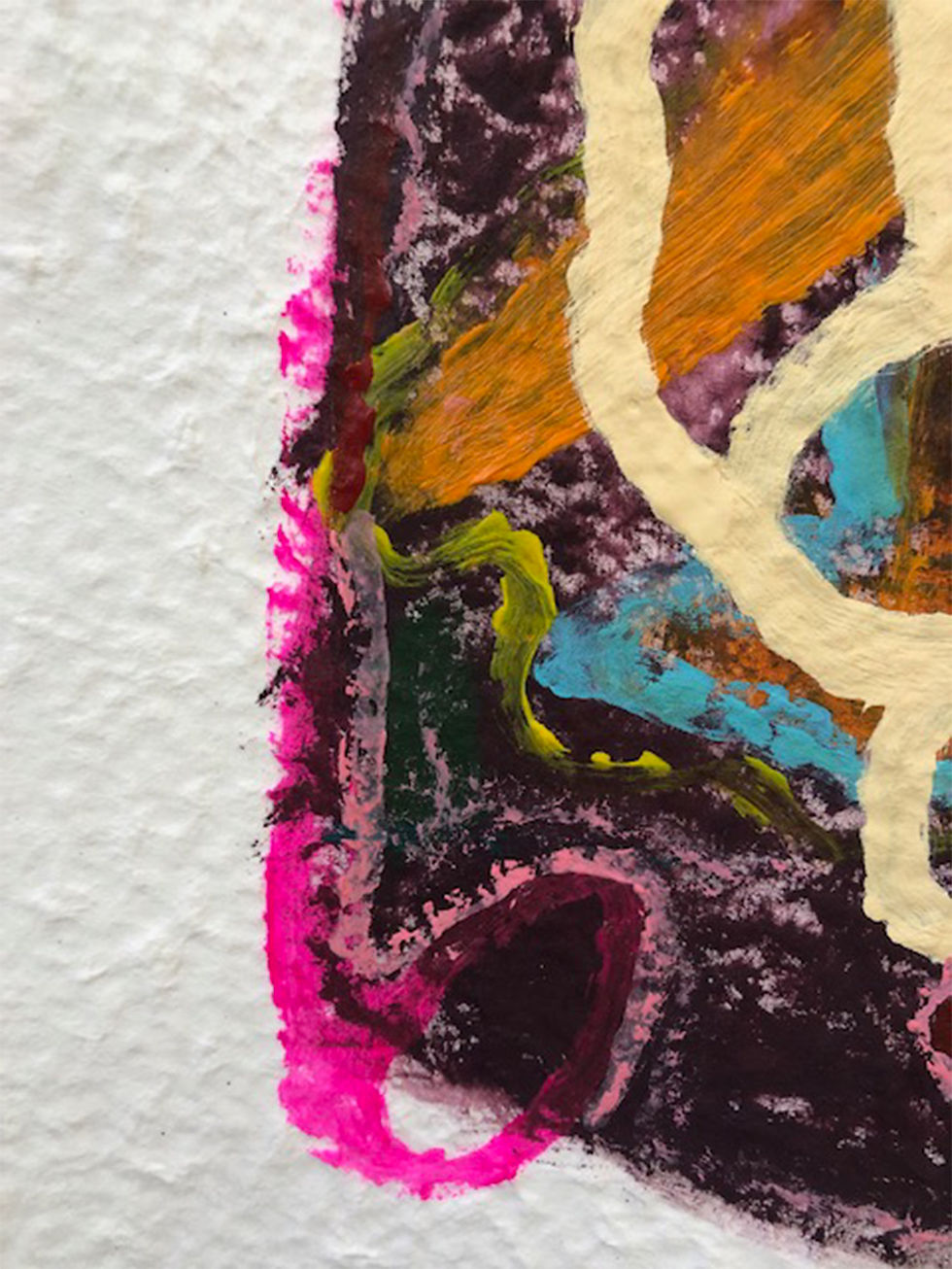 Gen #5, 2021_Alec Franco_microorganisms_microscopic systems_colors_Abstract_Biology_Works on Paper