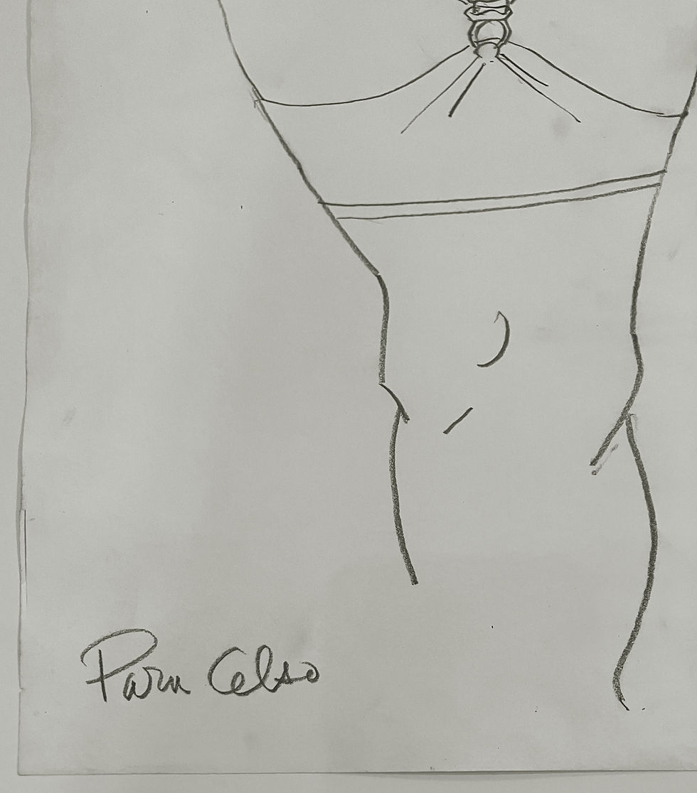 Thumbnail: works on paper, Graphite on paper, nude, figurative, drawing