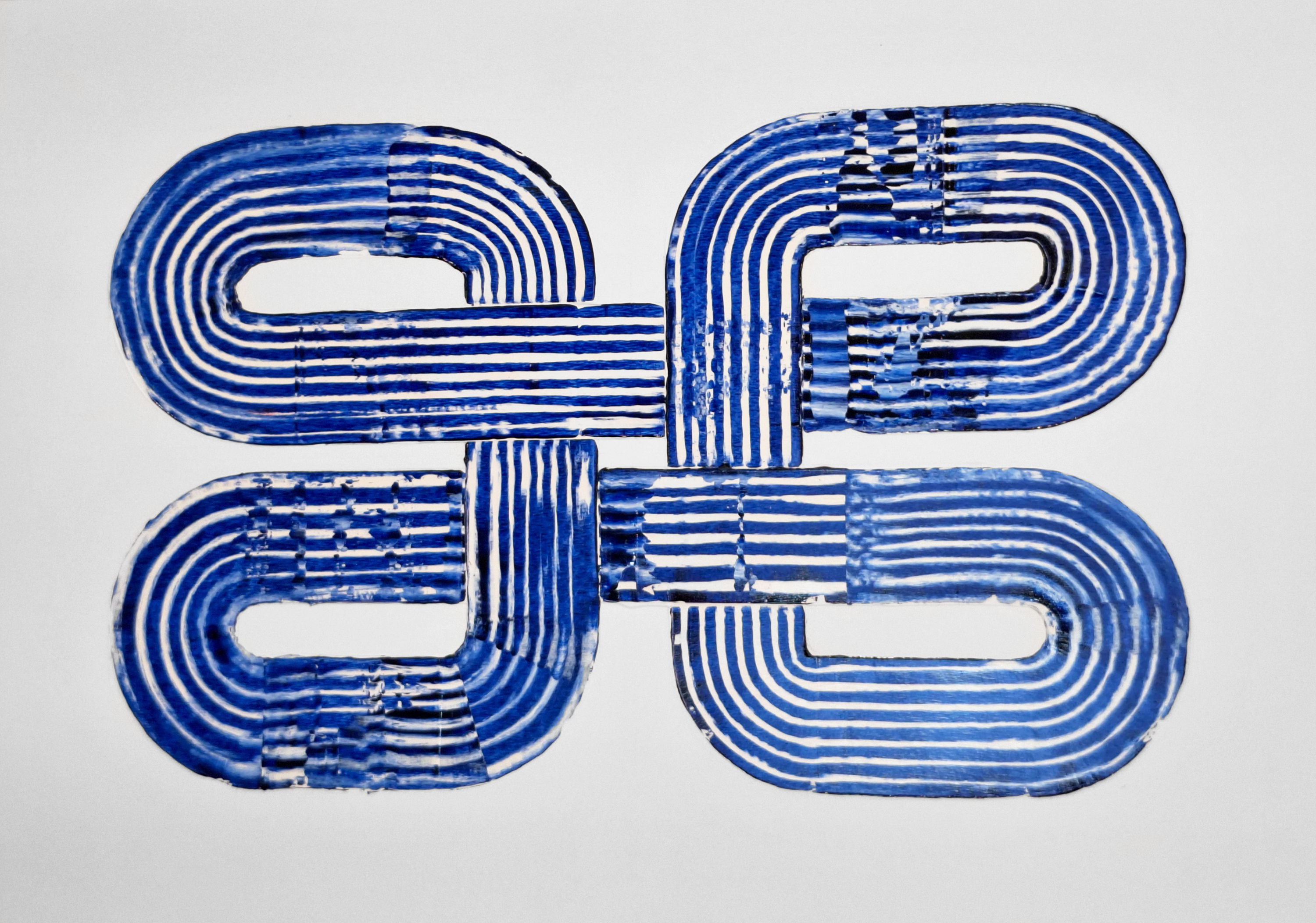 works on paper Almo geometric abstract painting contemporary