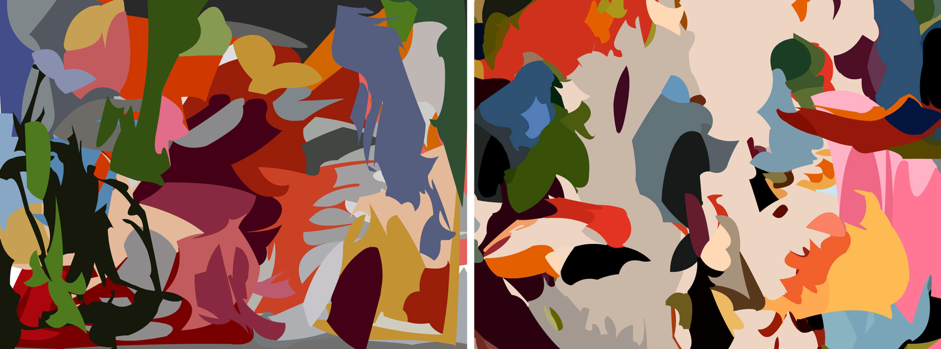 Alejandra Quintanilla, painting abstract colors geometric contemporary