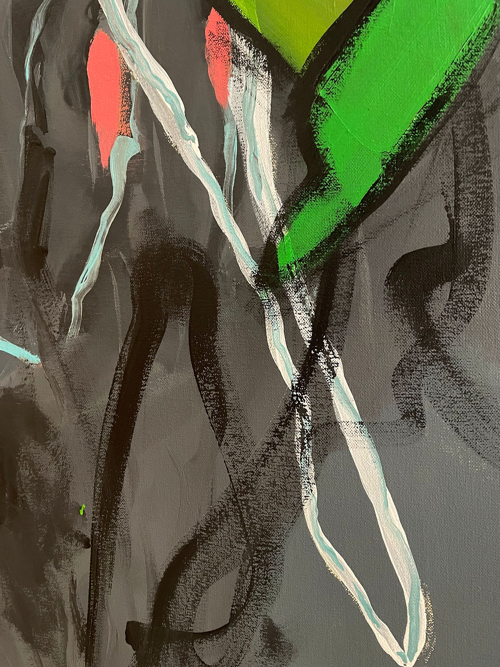 Thumbnail: Asimetrias #8, 2026  From The Asimetrías (Asymmetries) Series  Mixed media (Acrylic and oil pastel) on canvas