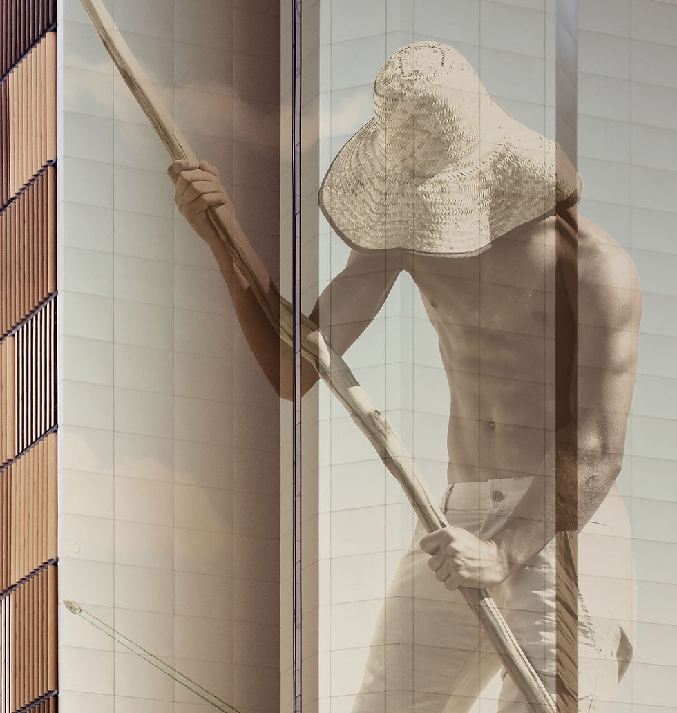 Thumbnail: Photography contemporary landscape architectural human figure buildings windows Eduardo Rezende