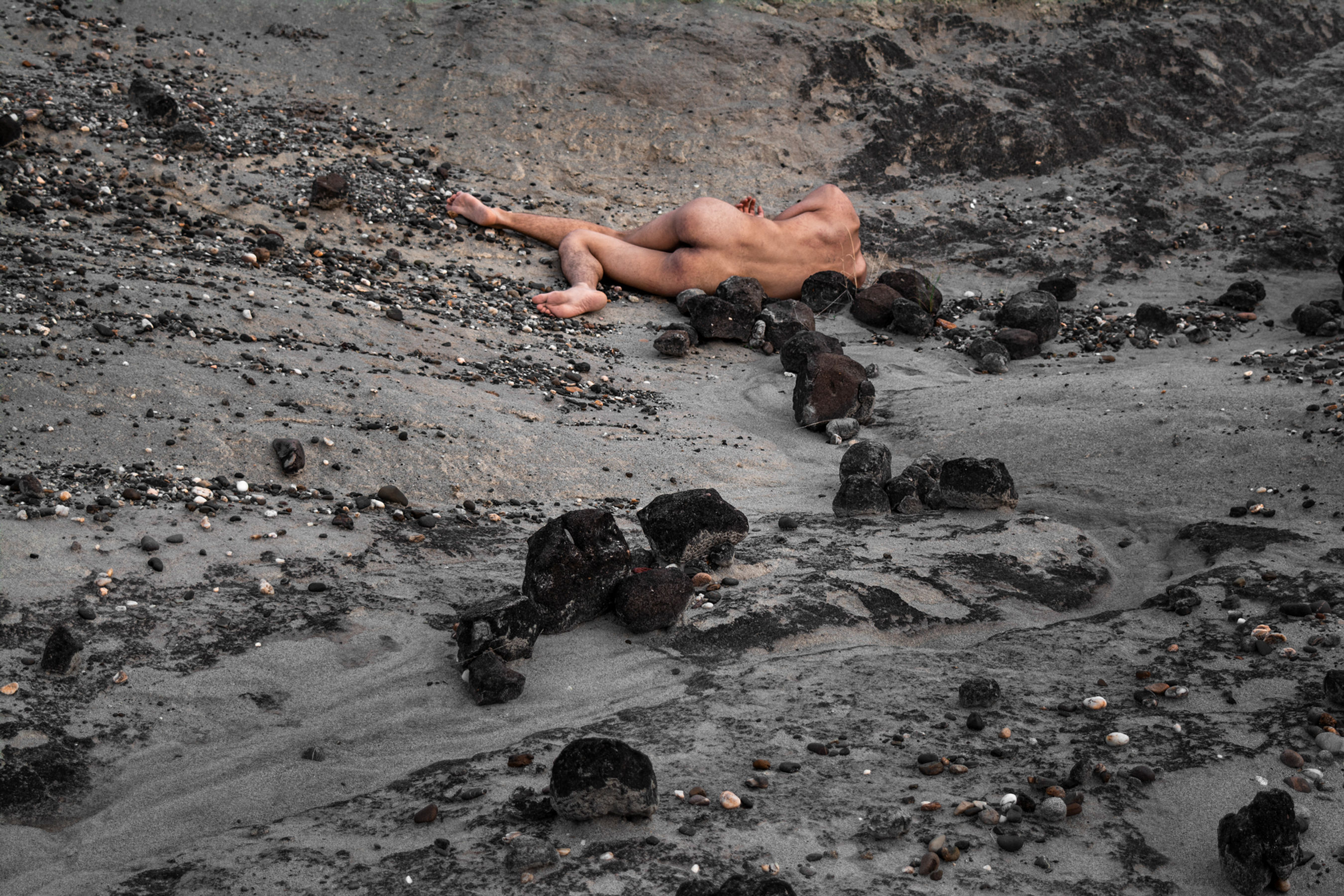 Javier Rey photography contemporary color landscape nude, beach, still life human body figurative