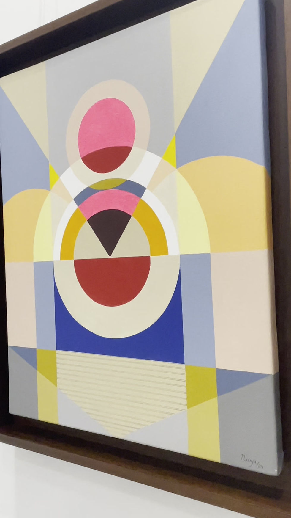 Thumbnail: Neerja Chandna Peters, Geometric Painting, Abstract, Circle, Mandala
