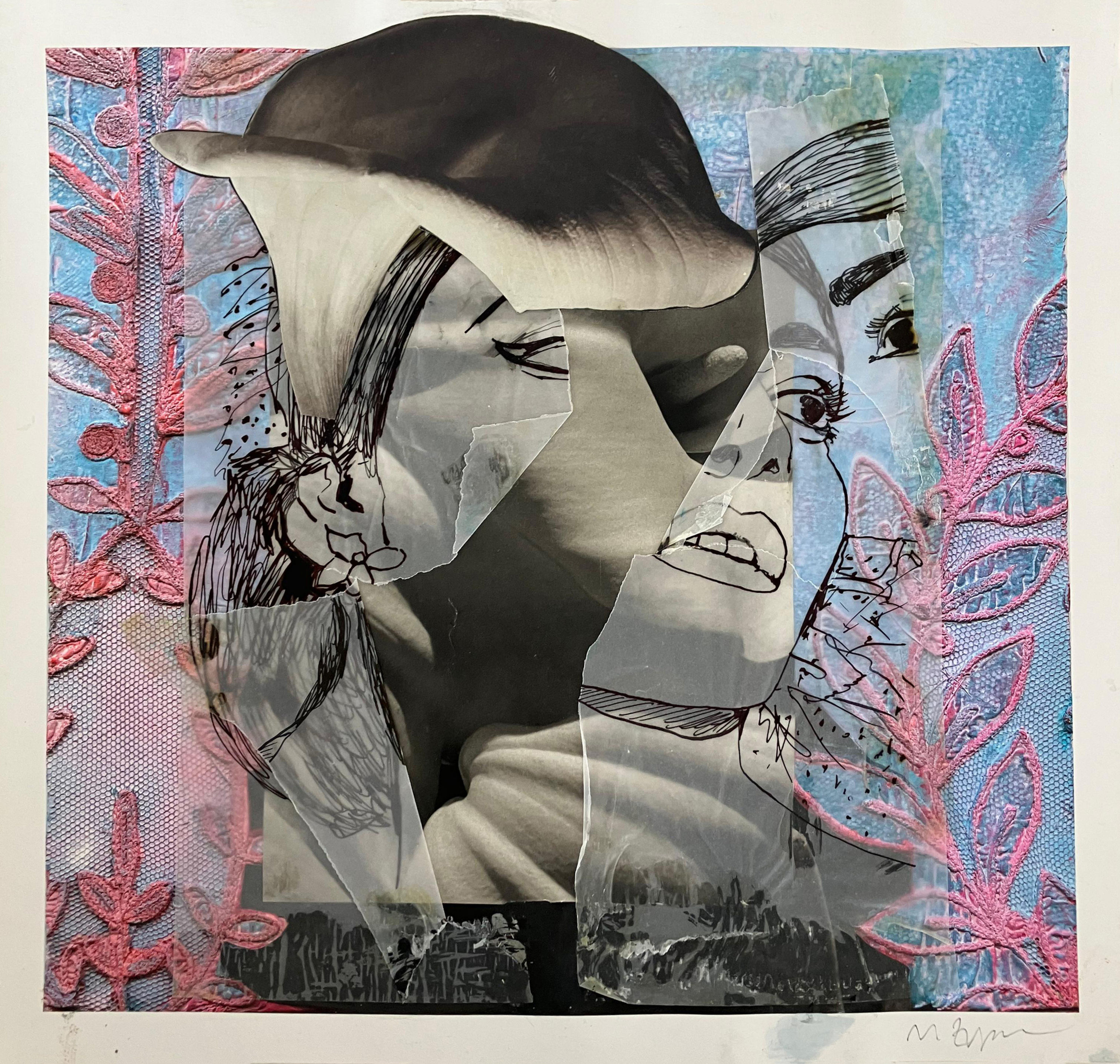 figurative mixed media contemporary intervened natasha zupan