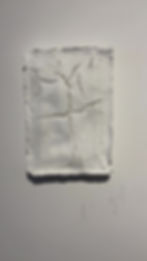 abstract wall sculpture plaster Rodrigo Zampol volumes, cracks, lights, and shadows