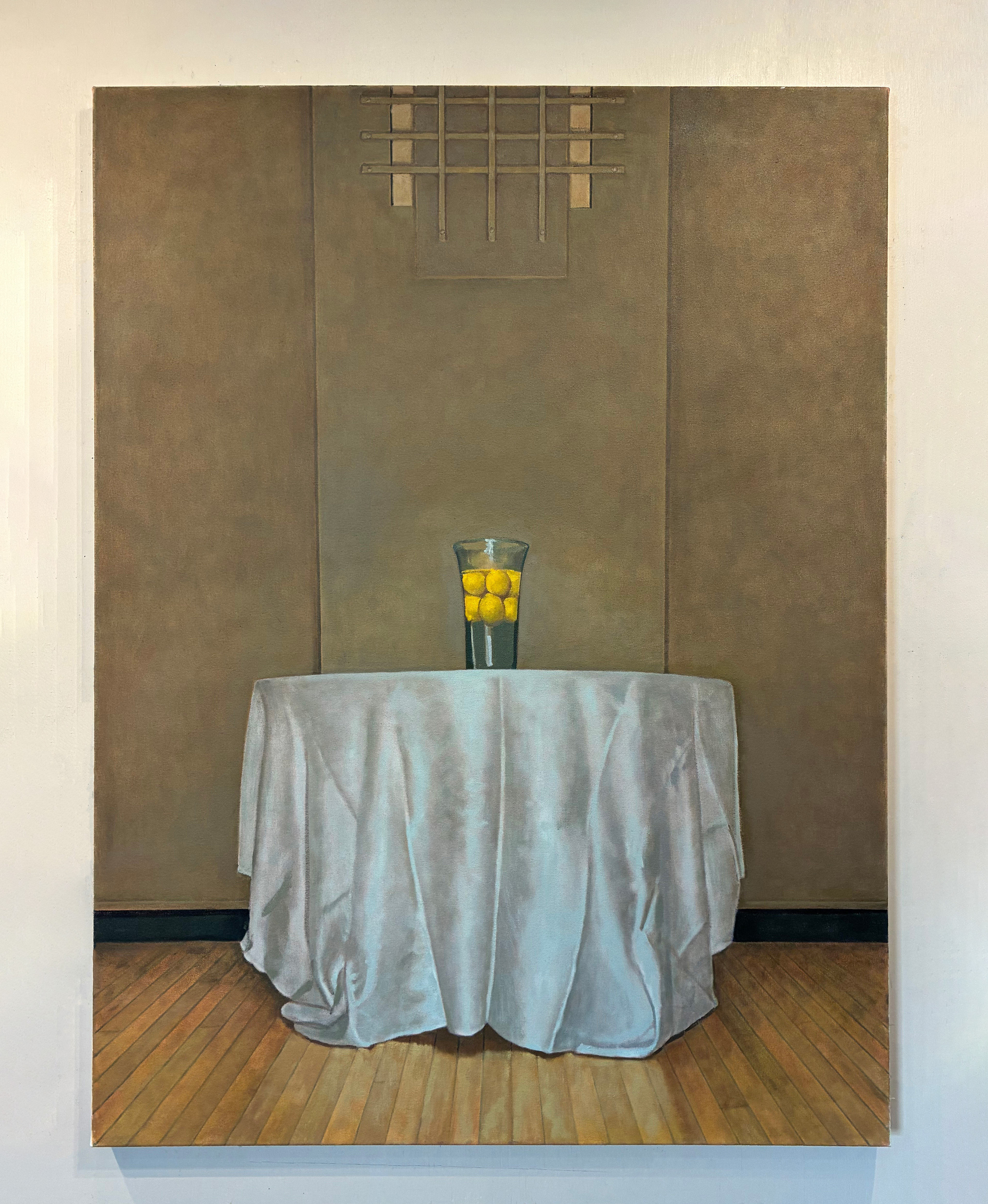 Lemons, 2019  From The Paintings Series  Oil on canvas Chris Terry
