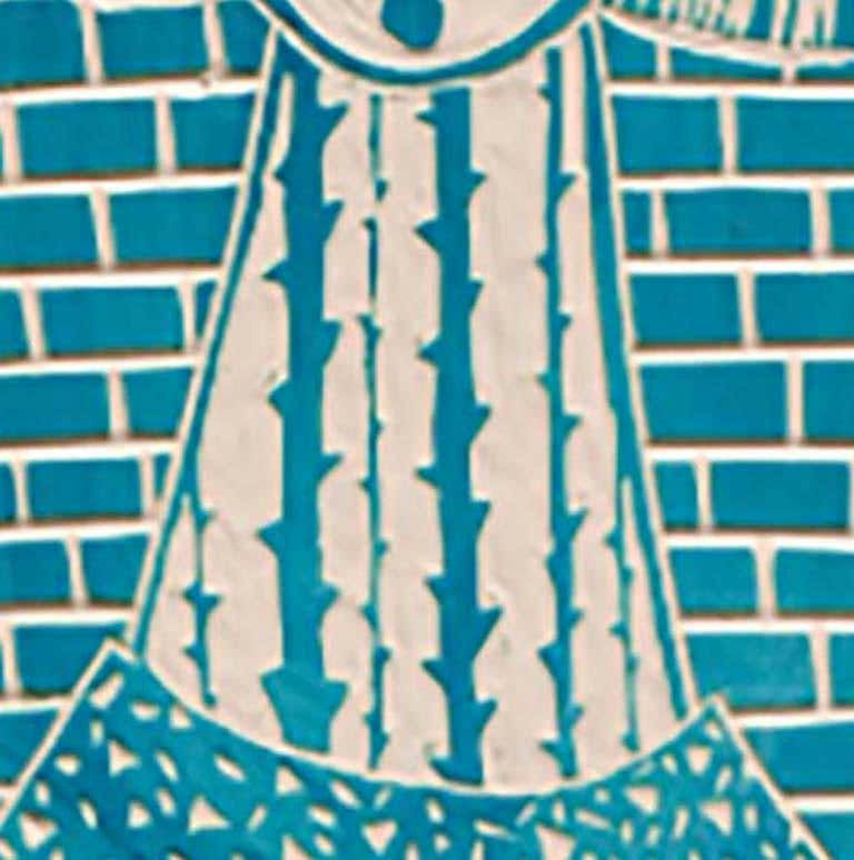 Thumbnail: Porcelain Wall Sculptures 2019 Alex Hodge, figurative portrait faces, women, plate