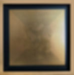 Francisco Larios Painting Abstract gold contemporary geometric Gold Leaf, Wood, Lacquer, Oil, Acrylic, Wood Panel