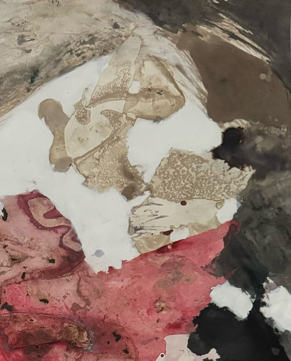 Thumbnail: Abstract Inks, pigments, acrylics and bitumen on paper.
