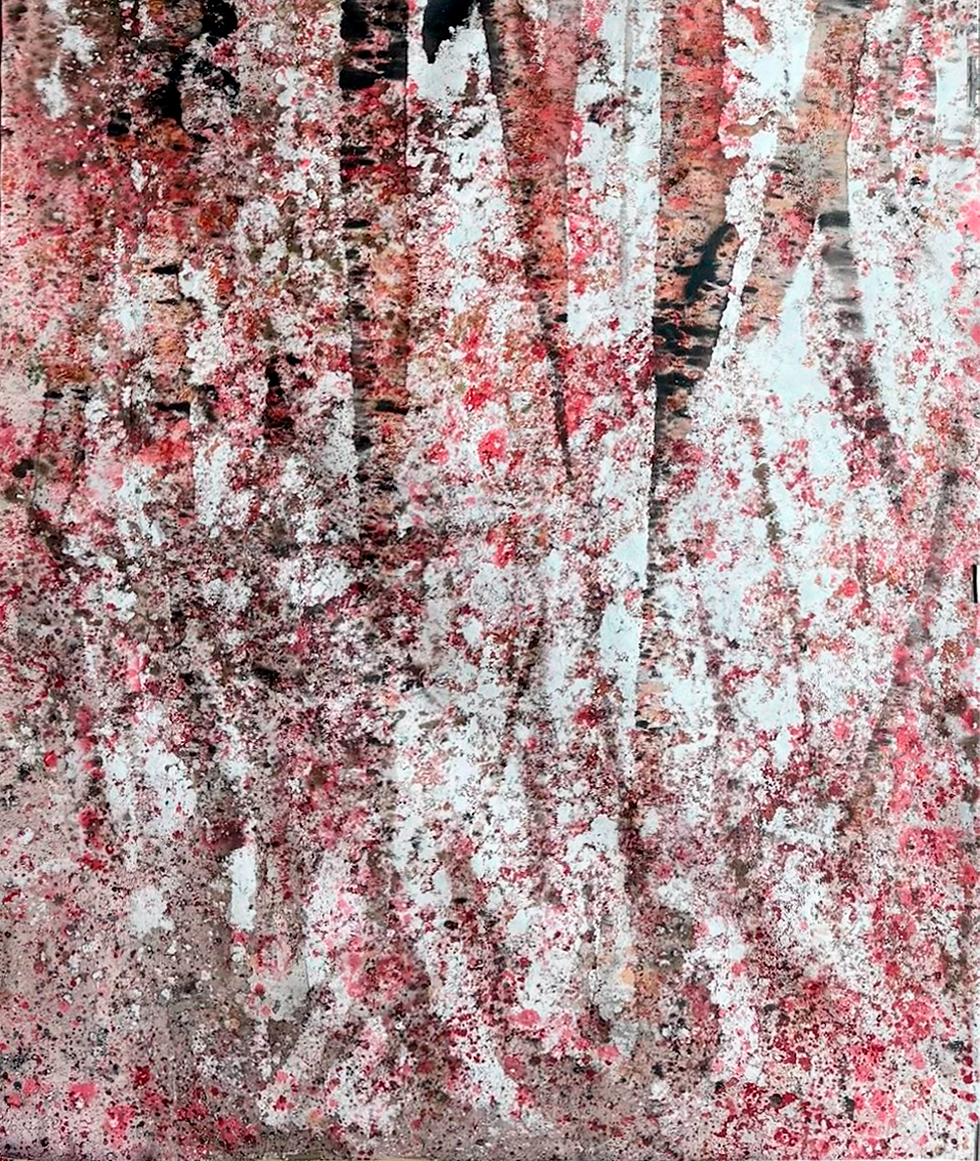 Thumbnail: Registros, Abstract Paintings, Nat orlowski, mixed media, canvas, contemporary art