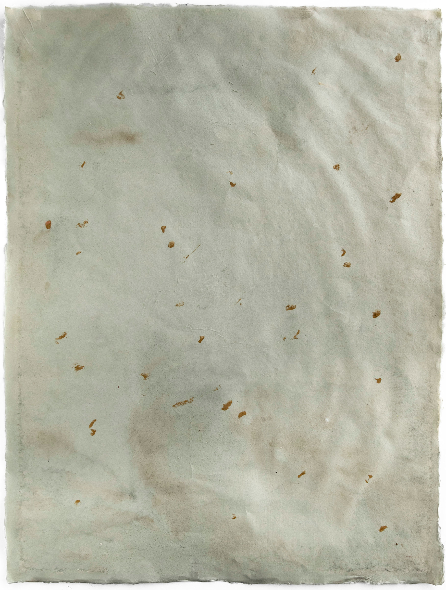 Abstract works on paper On Hansen Oil wax, acrylic, graphite, organic ink, and crayon on Awagami paper contemporary art